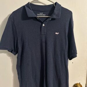 Vineyard Vines Blue Polo Shirt Classic Style